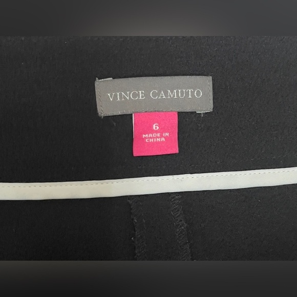 Vince Camuto Wide Leg Pleated High Waist Culottes Women's Size 6 Black - Picture 3 of 9